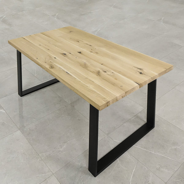 Gracie Oaks Newman 140Cm Solid Oak Dining Table Wayfair.co.uk